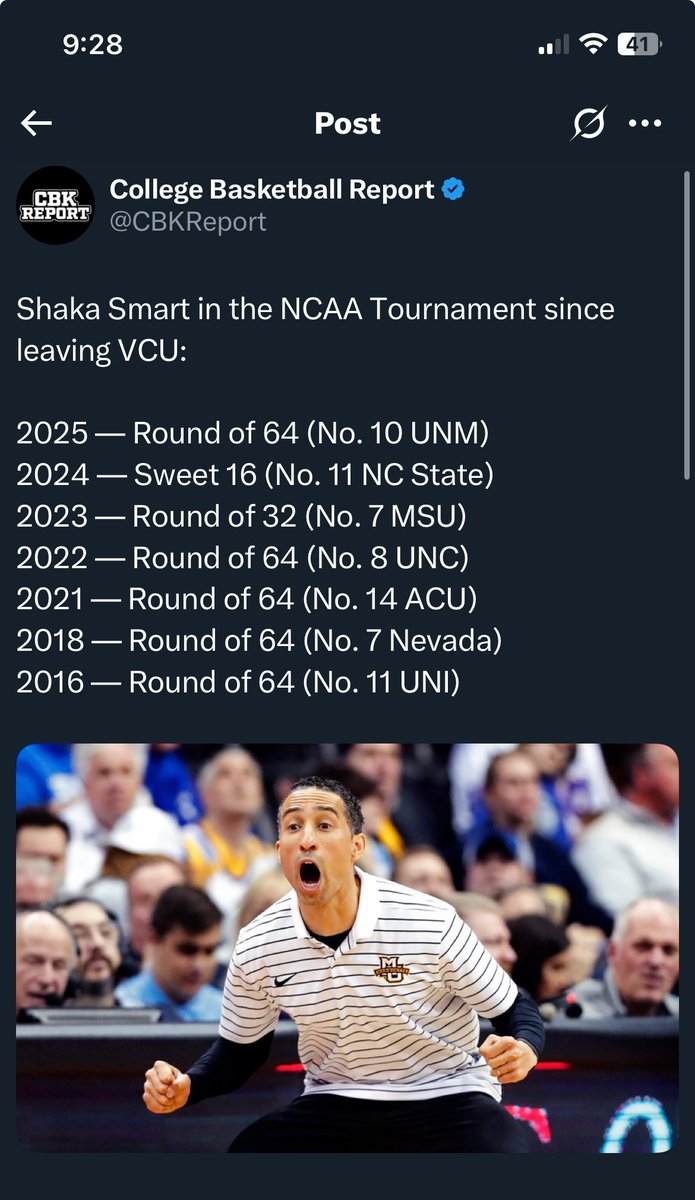 TrickyyyyyTrav's tweet photo. @TravisMantel22 @CBKReport @bmantel1 Greg Gard sucks dick but I’m not sure Marquette fans are in a position to talk here. https://t.co/oMtlim1mCh