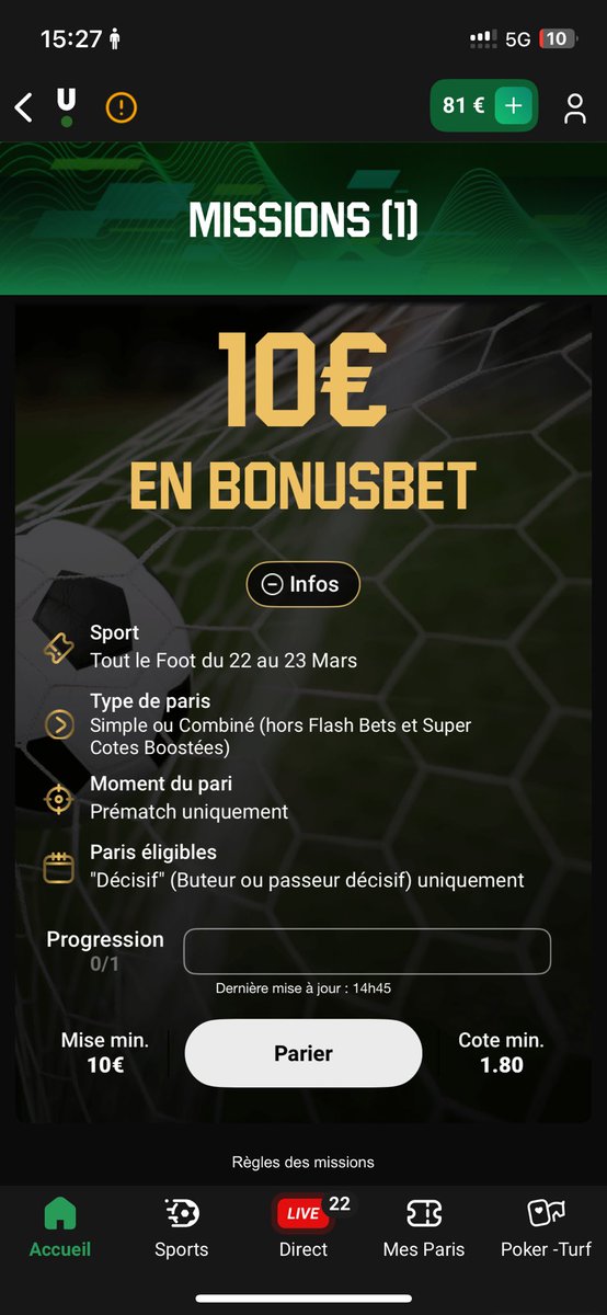 diegoleprince2's tweet photo. j’ai jouer Mikautatze buteur sa fonctionne non??
Aucune option décisif sur les côtes, seulement buteur!!
@UnibetFrance https://t.co/3rrcEgaHHJ