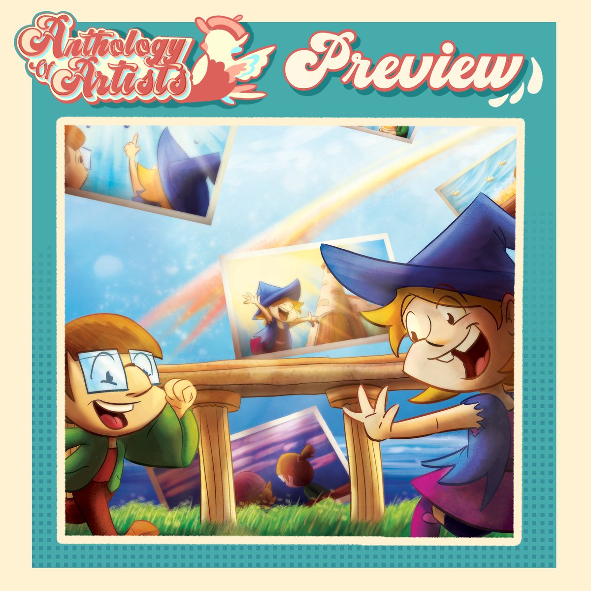 🌈 PREVIEWS 🌈

Our next snapshot from the zine comes with a few snapshots of its own, with this artist's super sweet style perfectly capturing each and every moment! Stay on the lookout for Natasha's full piece, unveiled April 5th!