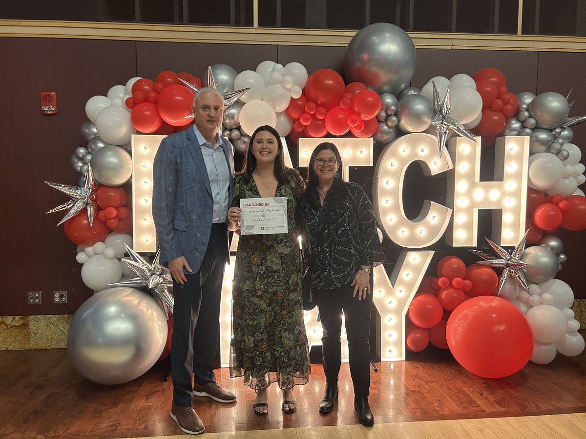 So excited to share that I’m heading home to Philly! I matched at <a href="/JeffMedChiefs/">Jefferson Internal Medicine Residency Program</a> and cannot wait for the next three years (and also, go birds)!! <a href="/OhioStateMed/">The Ohio State University College of Medicine</a> #Match2025