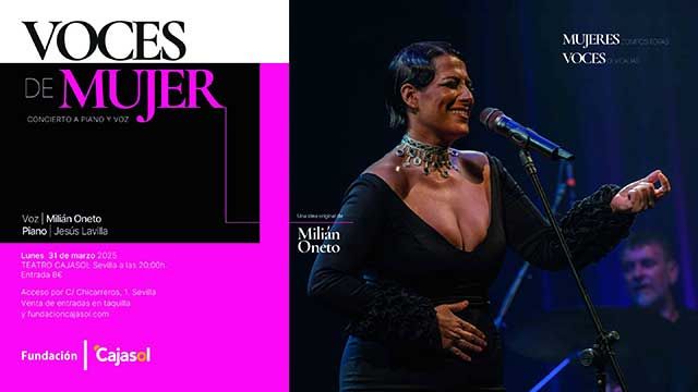OnSevilla - Ocio en Sevilla (@sevillaocio) on Twitter photo Concierto: Voces de mujer en Cajasol #Sevilla 2025 (lunes 31 de marzo) onsevilla.com/voces-de-mujer… <a href="/Cajasol/">Fundación Cajasol</a> <a href="/milianoneto/">Milián Oneto</a> <a href="/jesuslavilla/">Jesús Lavilla</a> Concierto: Voces de mujer en Cajasol #Sevilla 2025 (lunes 31 de marzo) onsevilla.com/voces-de-mujer… <a href="/Cajasol/">Fundación Cajasol</a> <a href="/milianoneto/">Milián Oneto</a> <a href="/jesuslavilla/">Jesús Lavilla</a>