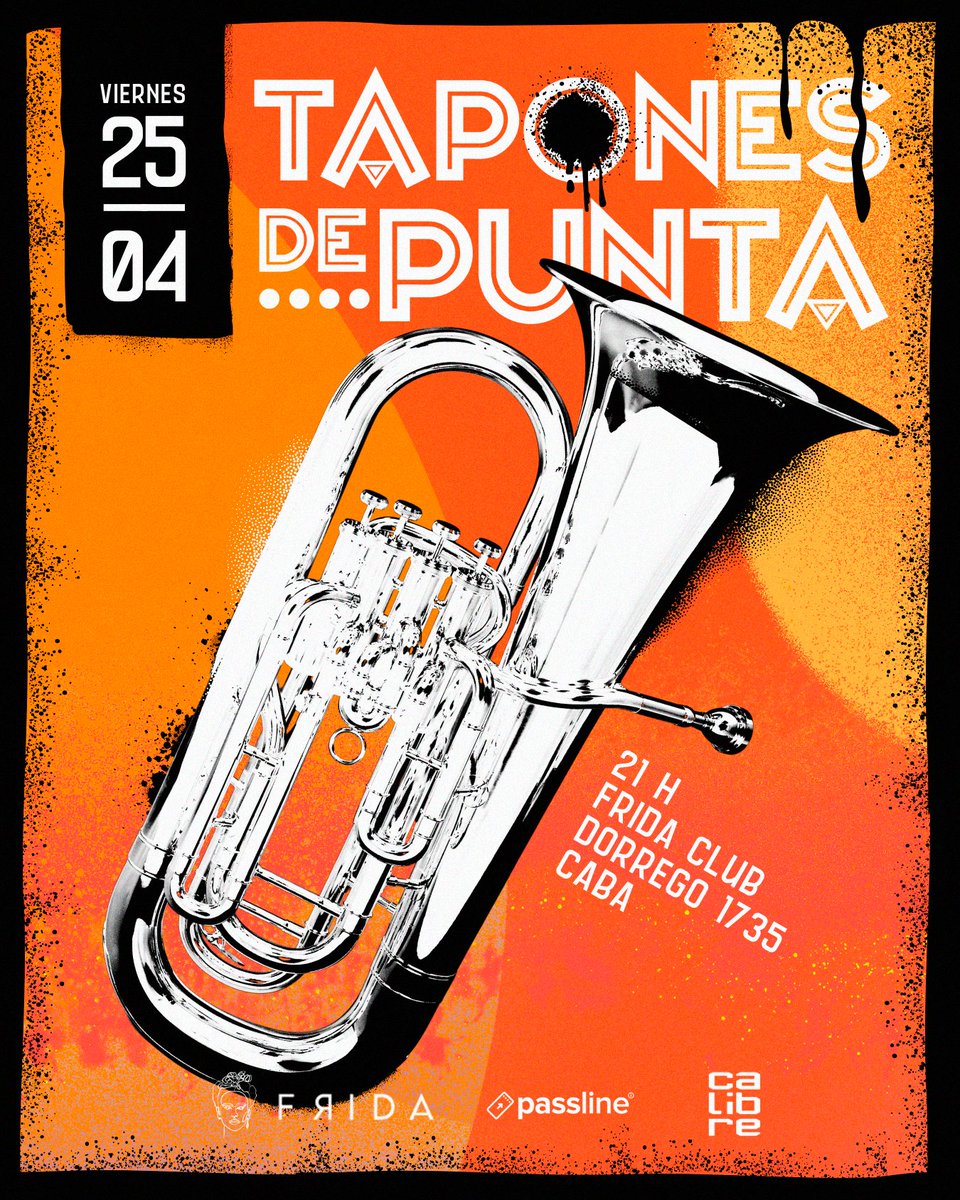 💥 Viernes 25 de abril en @fridaclub.ar 💥
.
Se viene un show épico 💎
.
1er Preventa 👉 link en bio 🎟️
.
Larga vida al funk 🤘
.
produce: @agencia_calibre
flyer: @clarimengual

#livemusic #musicaenvivo #Funk #fiesta #TaponesDePunta