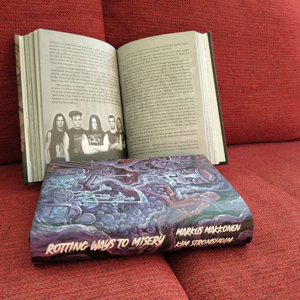 The french translation of our Rotting Ways to Misery: The History of Finnish Death Metal book is here. Published by edt-flammes-noires.com