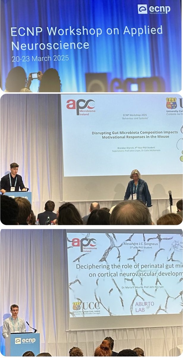 John F. Cryan (@jfcryan) on Twitter photo Another fantastic ECNP ā¦<a href="/ecnptweets/">ECNP</a>ā© Young Scientist Workshop in Applied Neuroscience over - Great to catch up with so many colleagues & see our ā¦<a href="/UCC/">UCC Ireland</a>ā© ā¦<a href="/Pharmabiotic/">APC Microbiome Ireland</a>ā© students do so well with their poster and oral presentations ā¦
<a href="/AnatNeuroUCC/">UCC Anat. & Neurosci</a>ā© Another fantastic ECNP ā¦<a href="/ecnptweets/">ECNP</a>ā© Young Scientist Workshop in Applied Neuroscience over - Great to catch up with so many colleagues & see our ā¦<a href="/UCC/">UCC Ireland</a>ā© ā¦<a href="/Pharmabiotic/">APC Microbiome Ireland</a>ā© students do so well with their poster and oral presentations ā¦
<a href="/AnatNeuroUCC/">UCC Anat. & Neurosci</a>ā©
