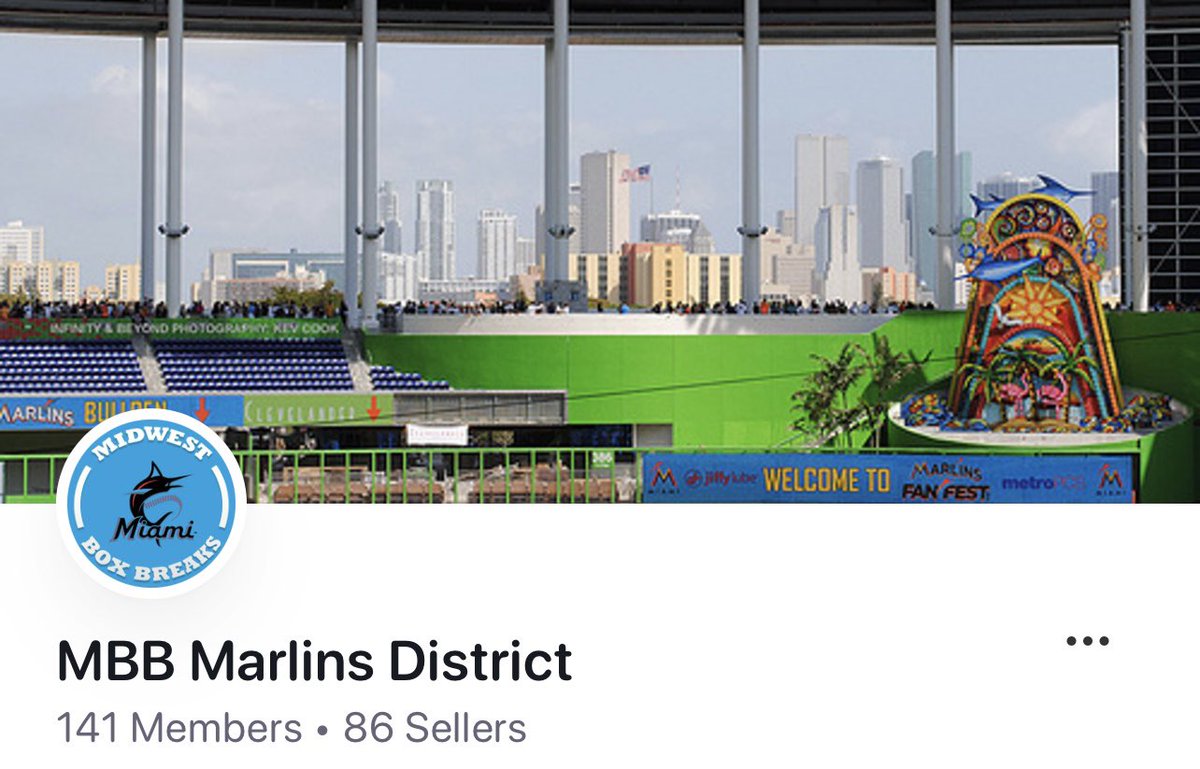 Have you joined the MBB Marlins ⚾️ team District? 

💰Buy/Sell
✋Auctions
📦Break Spots
🤝Chat w/ Fans
📰 Team Content

Today we’ll feature this team room for a full day with some deals &amp; promos!

Join now, apply to sell, get your team items listed!👇
District.net/mbbMarlins