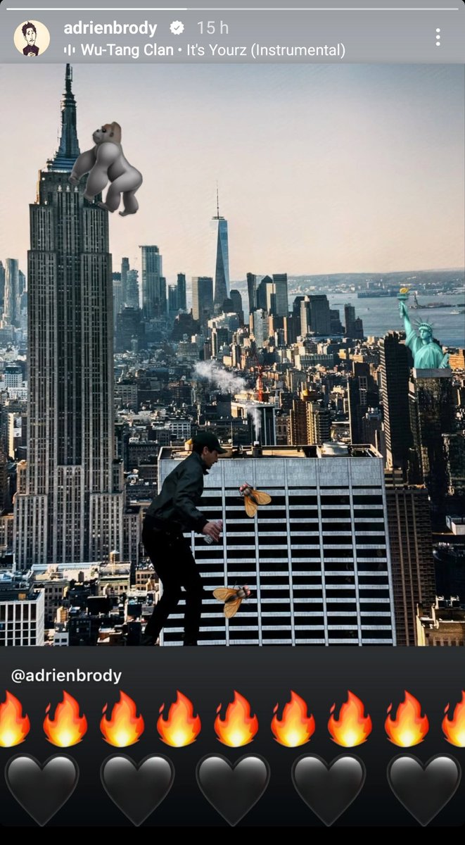 Adrien Brody via Instagram