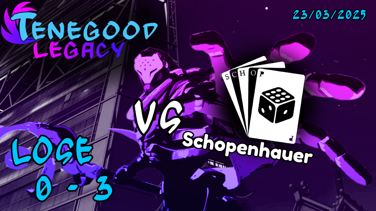 Le premier match de la team Legacy au #OAFO25 se termine malheureusement sur un dur 0 - 3...
GG à Schopenhauer !