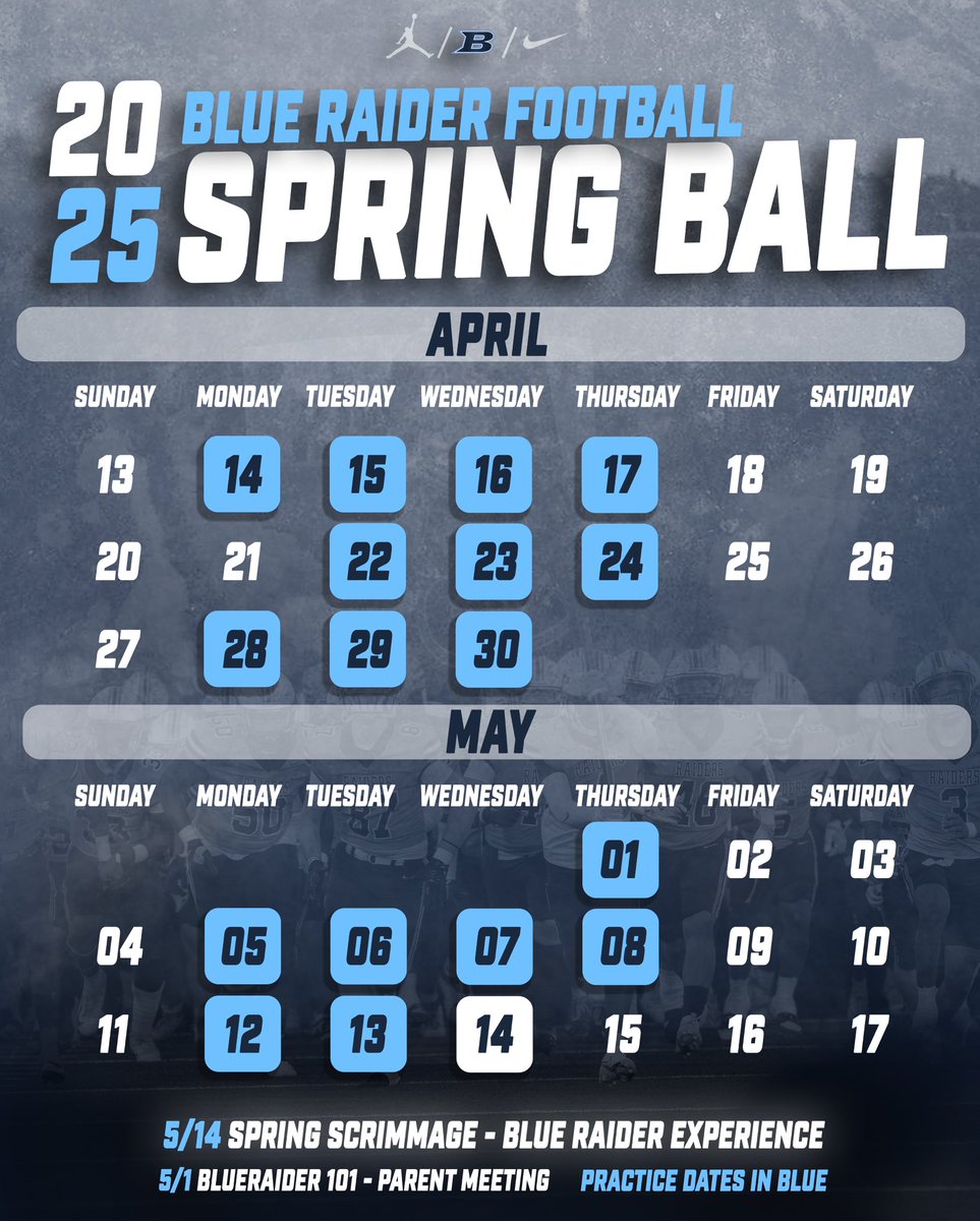 L.D. Bell Football (@ldbellfootball) on Twitter photo #SpringBall25 #BlueRaiderRecruits #BELLieve #SpringBall25 #BlueRaiderRecruits #BELLieve