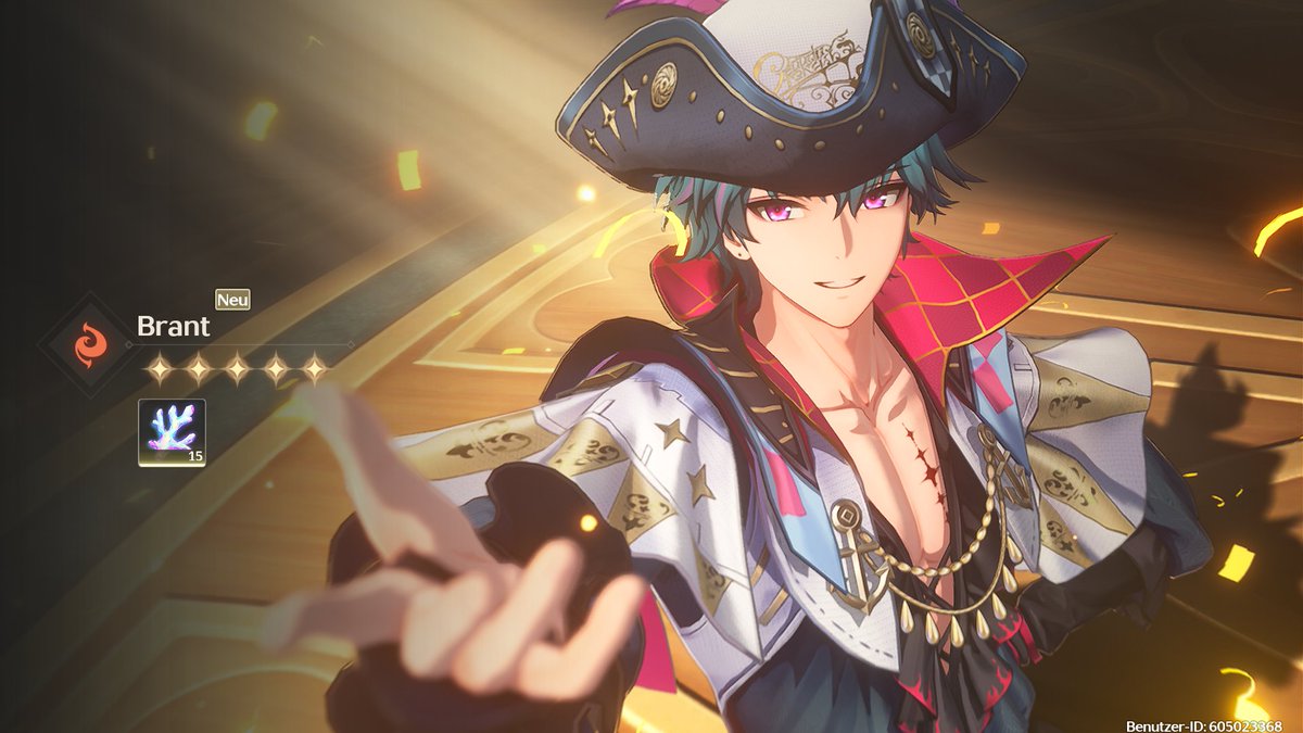 kuriou_senpai's tweet photo. Erst gestern Mydei in StarRail und jetzt auch noch Brant in WUWA 🥰dabei hatte ich die Hoffnung auf ihn schon längst aufgegeben!! XD

Aber Willkommen my BOY 🫶🏻

#WutheringWaves #Brant #GERVTuber #Gatcha #Vtuber #Pirat #deutschevtuber #vtuberdeutschland https://t.co/Qmere6FDr9