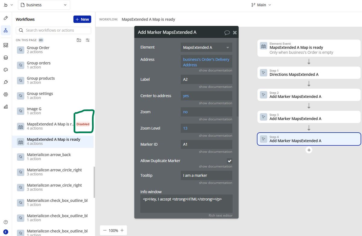 mkTobexzy's tweet image. Nice UI update by bubble.io
Makes it very obvious to bubble developers when they have a disabled workflow.
#Bubbledeveloper
#Bubbleapp
#BubbleMVP