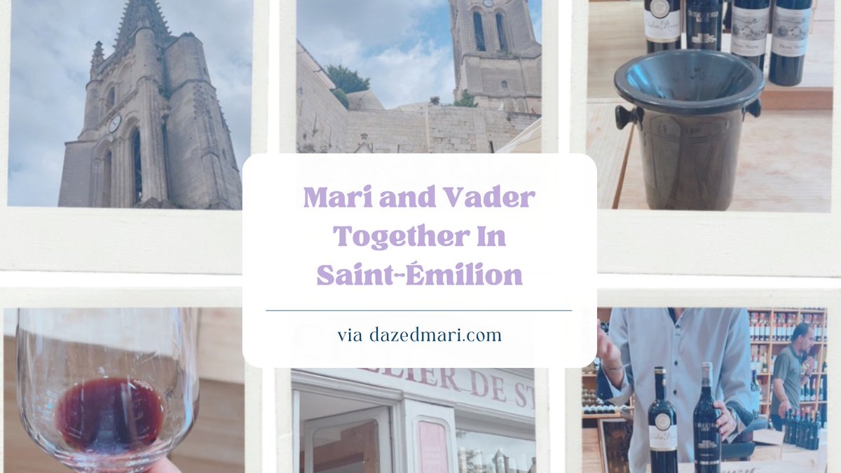 Molly | Transatlantic Notes (@saltwatersong) on Twitter photo Look on Lifestyle ✨ (Featured Ad on TN)
In this lovely travel diary, <a href="/dazedmari/">✿ Mari ✿ | 🤍🪽</a> explores Saint-Émilion and the amazing #winetasting on offer.
Find out more about her travels here ↴ dazedmari.com/2023/08/mari-a… Look on Lifestyle ✨ (Featured Ad on TN)
In this lovely travel diary, <a href="/dazedmari/">✿ Mari ✿ | 🤍🪽</a> explores Saint-Émilion and the amazing #winetasting on offer.
Find out more about her travels here ↴ dazedmari.com/2023/08/mari-a…