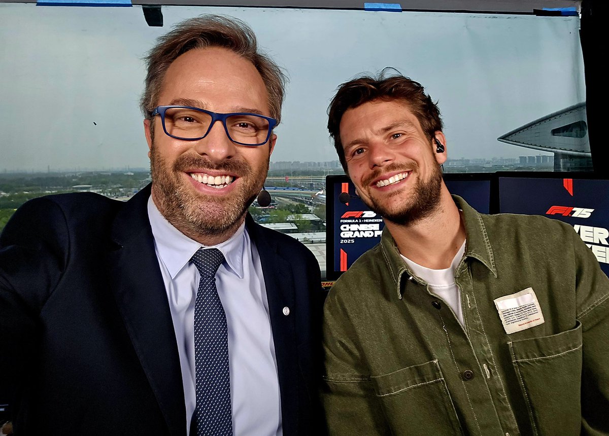 Adrien Tambay (@tambayracing) on Twitter photo Le bonheur de partager mon premier Grand-Prix aux commentaires sur <a href="/canalplus/">CANAL+</a> avec toi <a href="/Julien_FEBREAU/">Julien FEBREAU</a>
Et quelle saison nous sommes en train de vivre 💥 !
Déjà hâte de remettre ça !
Merci à tous et à mon binôme de grille et de run <a href="/LaurentDupin_f1/">Laurent Dupin</a> ! 😃
Ciao la Chine 🇨🇳 ✋🏻 Le bonheur de partager mon premier Grand-Prix aux commentaires sur <a href="/canalplus/">CANAL+</a> avec toi <a href="/Julien_FEBREAU/">Julien FEBREAU</a>
Et quelle saison nous sommes en train de vivre 💥 !
Déjà hâte de remettre ça !
Merci à tous et à mon binôme de grille et de run <a href="/LaurentDupin_f1/">Laurent Dupin</a> ! 😃
Ciao la Chine 🇨🇳 ✋🏻