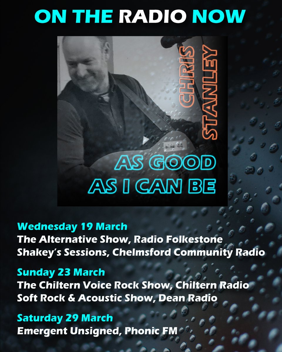 We're on the radio again this afternoon with our new single #AsGoodAsICanBe - massive thanks to Chiltern Radio and Dean Radio #ThePrisonClubBand 

open.spotify.com/album/64hdbdJJ…