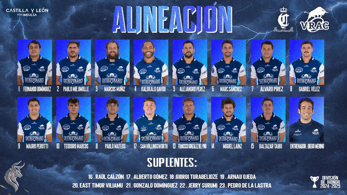 VRAC's tweet image. 🔥 Nuestro XV 🆚 @rugbyciencias
