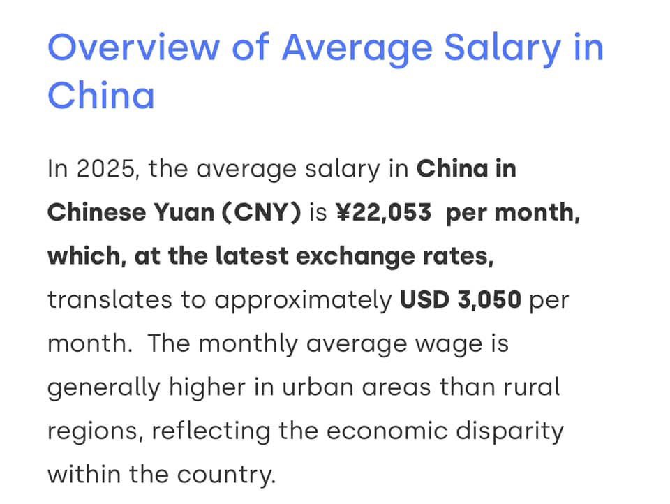 Хятадын сарын дундаж цалин 3000 орчим ам.долларт хүрчээ, капиталист эдийн засаг гэж энэ дээ❗️