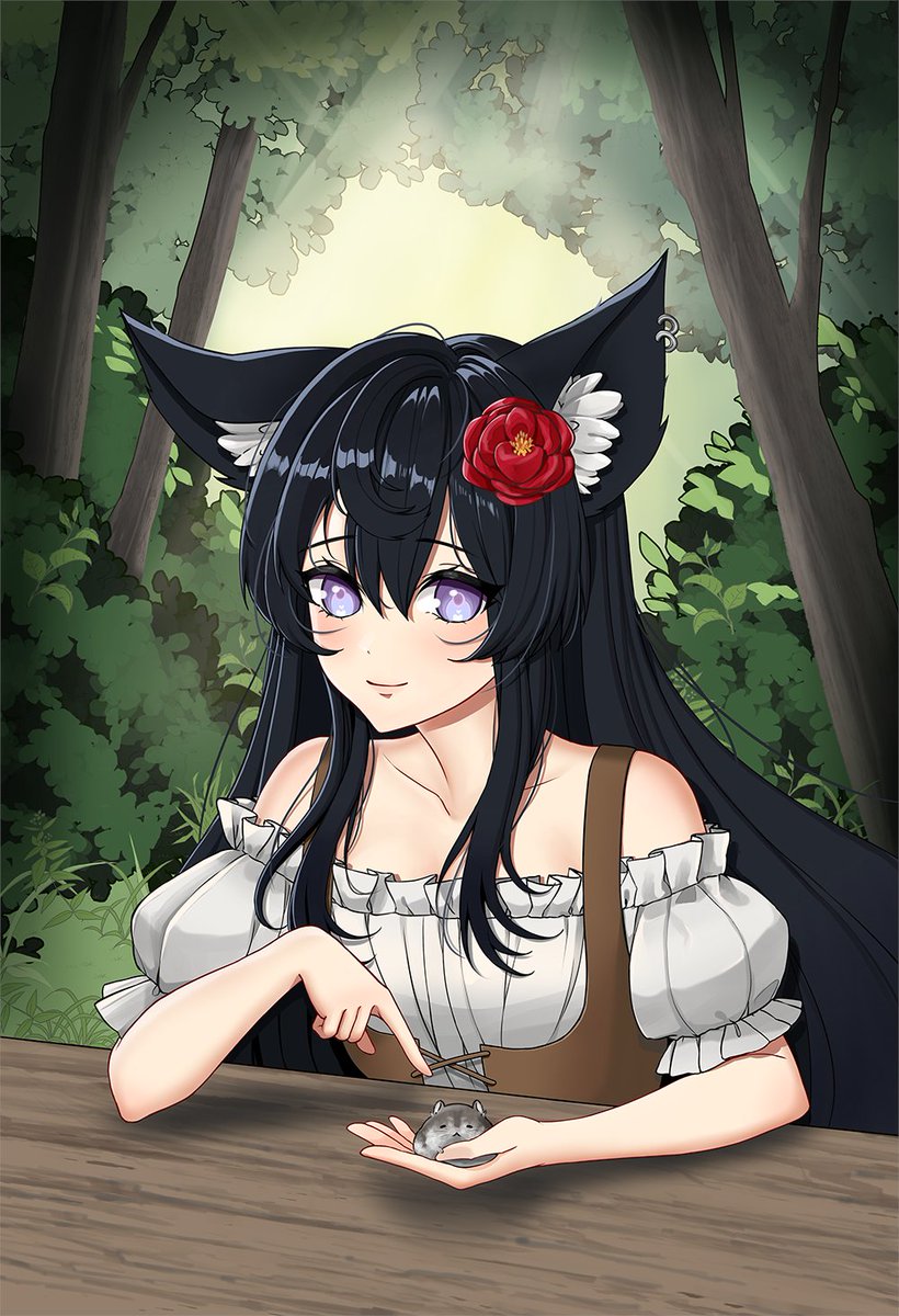 Skeb for @/Namirororo
Thank you so much! 💖

Tried to learn CSP but I caved and finished it in SAI. Partial timelapse in replies. IM OPEN BTW