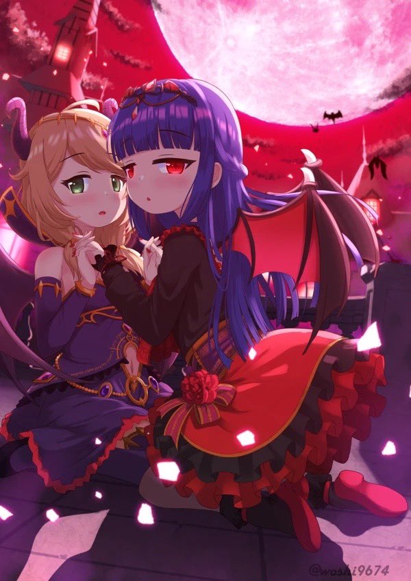 佐城雪美 ,遊佐こずえ 「#上手いとか下手とかそういうのは関係なく自分が気に入っている絵 」|うぉっしーのイラスト