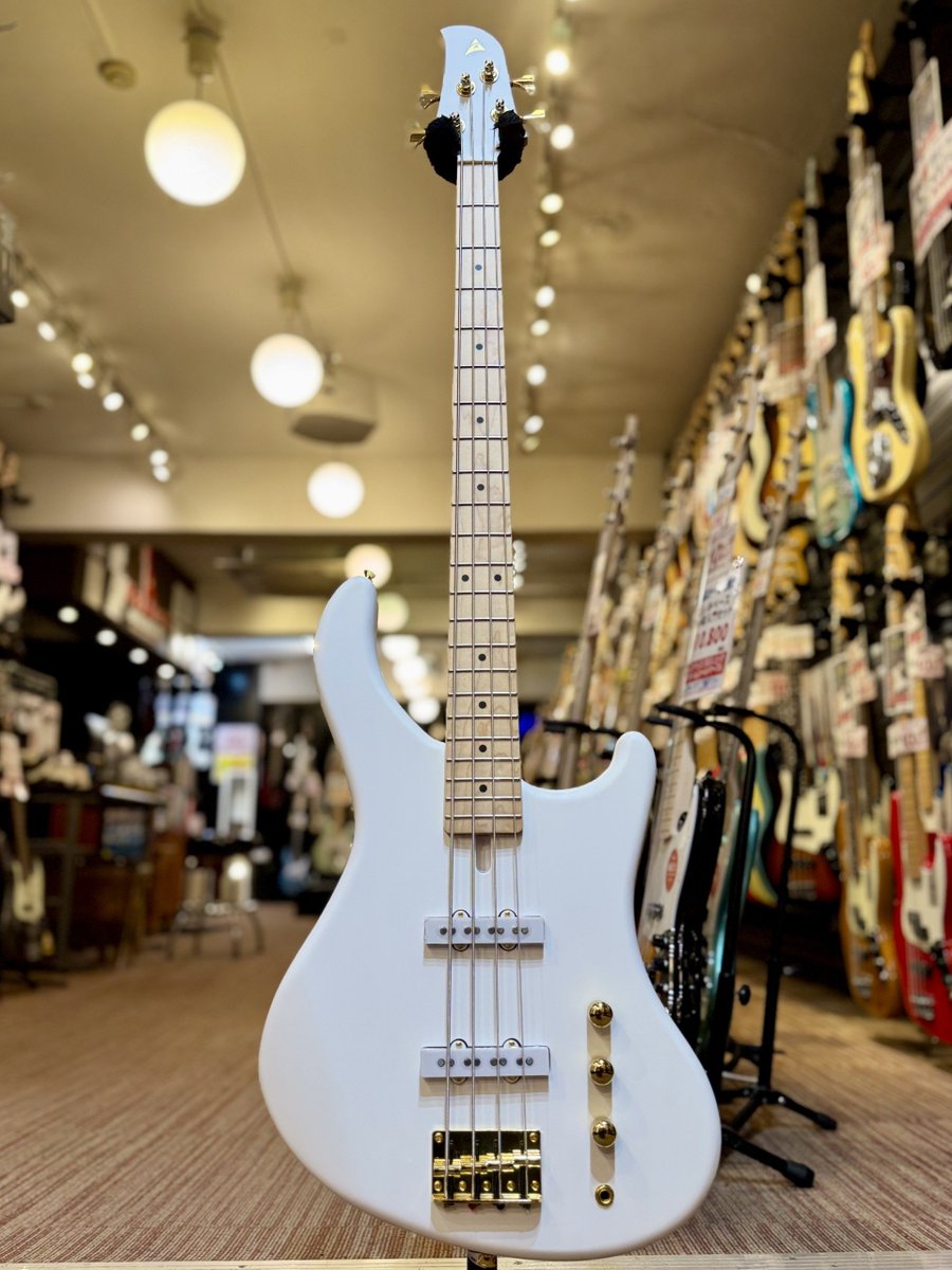 basshouse_tokyo's tweet photo. 【入荷情報】
#AceBass
AB-4 STD (White) [あきらかにあきらプロデュースベース]🎸

#あきらかにあきら 氏がプロデュースするベースブランド「Ace Bass」新カラーのwhiteが入荷✨
店頭にて試奏出来ますので気になる方はお早めに🏃

🔻商品詳細はコチラ🔻
https://t.co/C1LVTK904w https://t.co/w0A05WEWOu