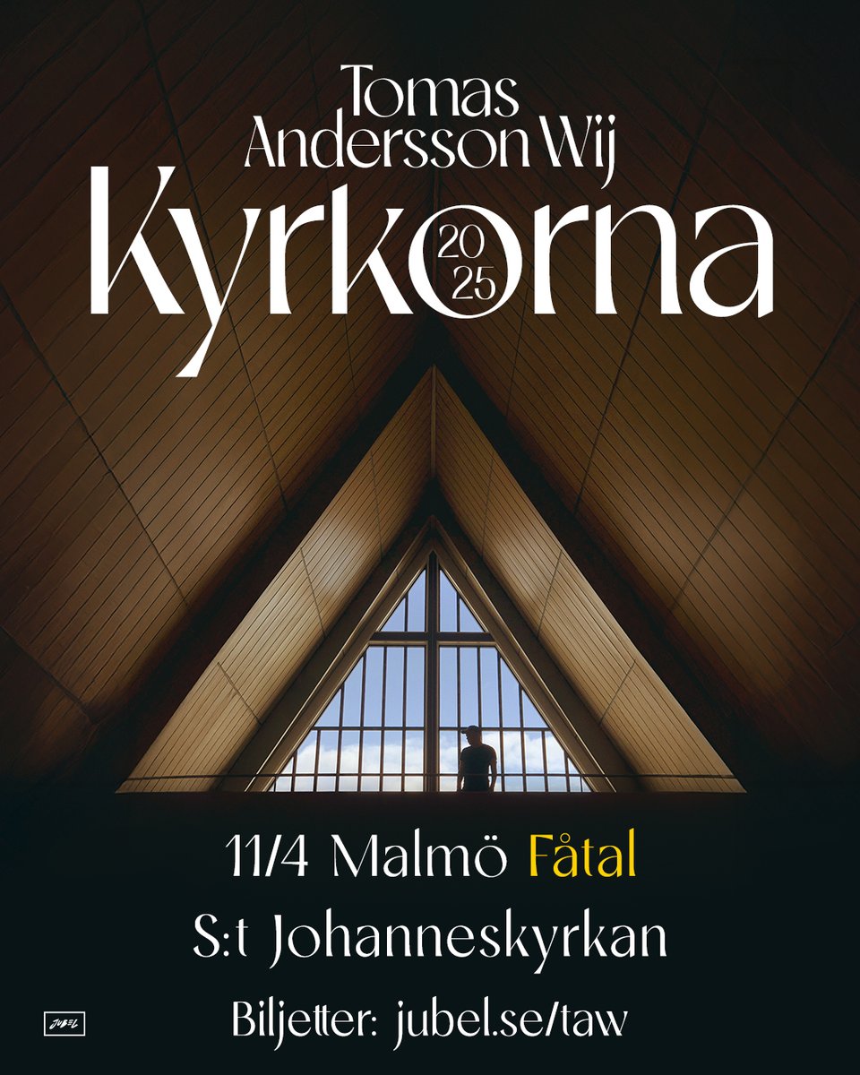 Den 11 april kommer Tomas Andersson Wij uppträda i S:t Johannes Kyrka i Malmö tillsammans med Vegakören.

Biljetter --&gt; secure.tickster.com/wpwwttx3jbja07t