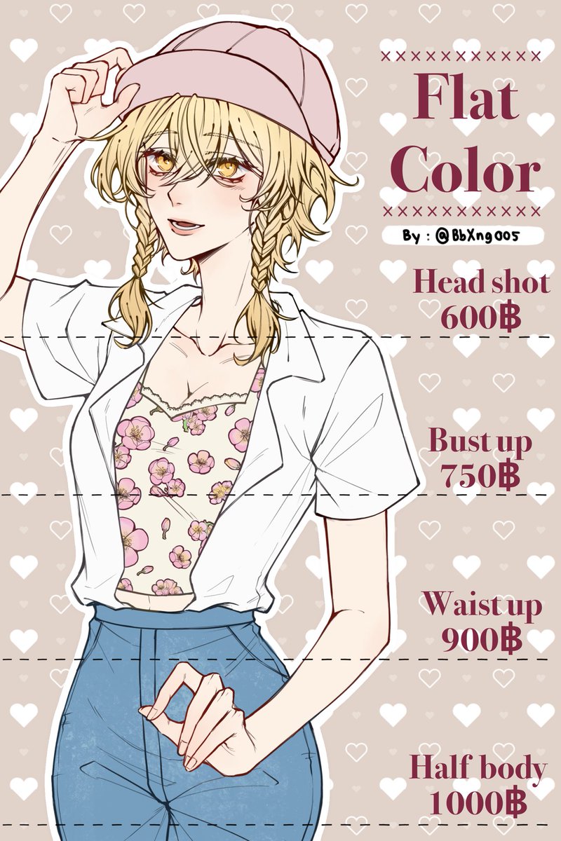 BbXng005's tweet photo. ✨Commission OPEN✨
รับ 4 คิวนะคะ 🥺 เริ่มงาน 30/3/68 ค่ะ
กติกา
📌 จองผ่านเมนชั่น/DM (บอกสเกล & ชนิดงานที่ต้องการ เช่น head shot flat color)
📌 เราจะแจ้งคิวใน DM นะคะ ได้คิวแล้วสามารถส่งบรีฟมาได้เลยค่ะ 💖
รายละเอียดต่างๆจะอยู่ที่รูปสุดท้ายนะคะ อย่าลืมอ่านกันก่อนน้า 😚🫶🏻
#BbXcms https://t.co/Nq59kgAgu2