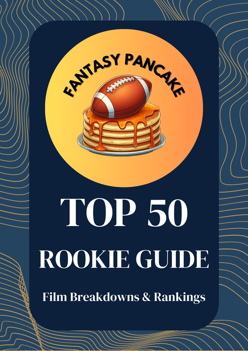 🥞Fantasy Pancake Rookie Guide🥞

I am delighted to share with you my first ever draft guide!

I've taken my rookie profiles and turned them into a guide with rankings, playstyle comparisons and film analysis for my top 50.

Available for free here:
bit.ly/PancakeRookieG…