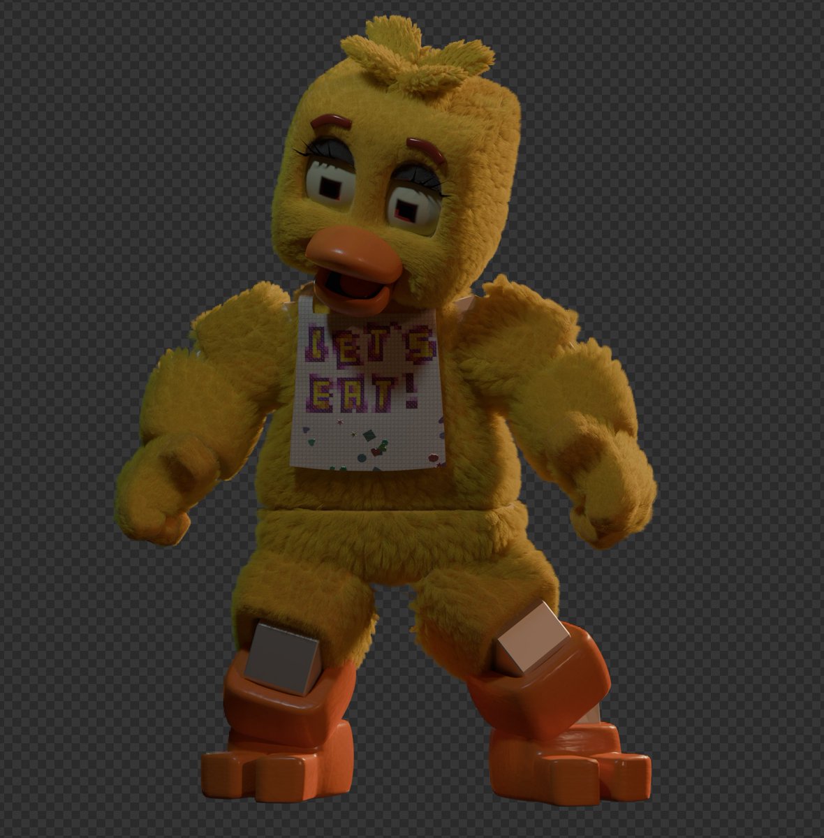 BirdieCandles's tweet image. Hear me out
Zaminations chica in the style of those minecraft mcdonalds commercials