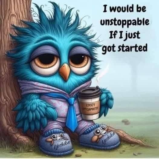 Good morning. I'm feeling a little better today. My headache is down to a dull roar and I can walk without stumbling like a drunk. My sense of humor is returning, that's a good sign! Have a great Sunday!