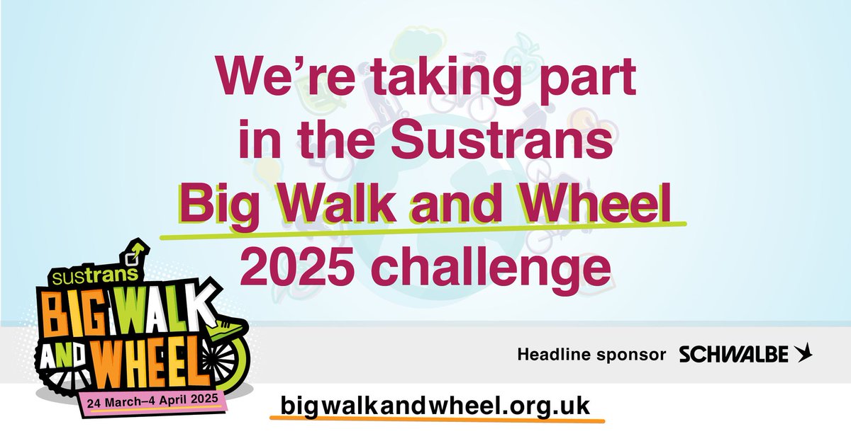 holyfamily_sch's tweet photo. We're taking part in the @Sustrans #BigWalkandWheel! In partnership with @SchwalbeUK it's the UK’s biggest #walking #wheeling #scooting and #cycling to school challenge! Encourage your children to take part between 24th March-4th April!🚶♂️🚲🚶♀️ https://t.co/CATrBqgT0j