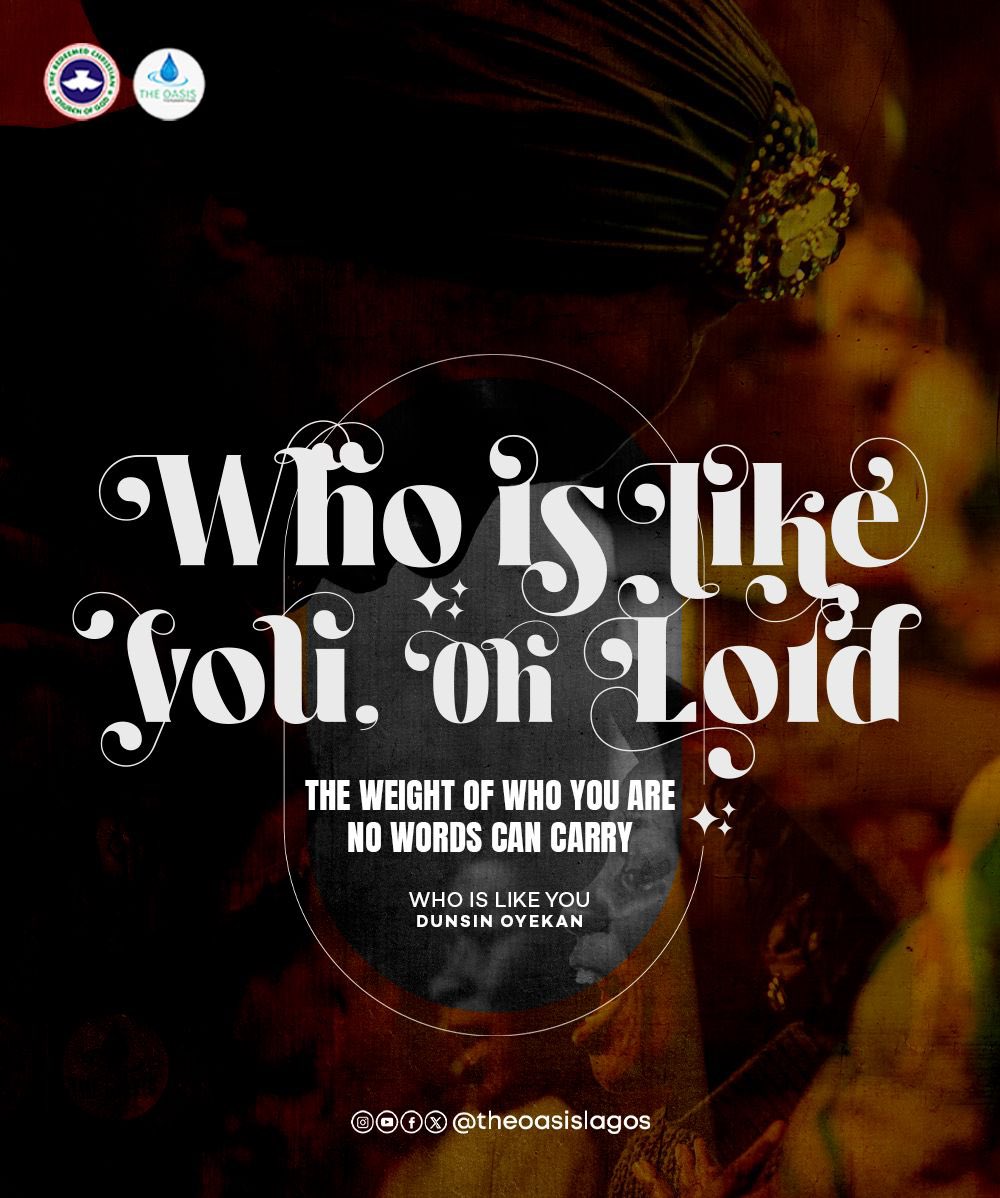 theoasislagos's tweet photo. The weight of who You areโno words can truly carry.
Who is like You, oh Lord?
Mighty and beyond compare, You reign forever!
#TheOasisLagos #SundayService #HelpFromAbove #Worship https://t.co/DLDEA79F3Z