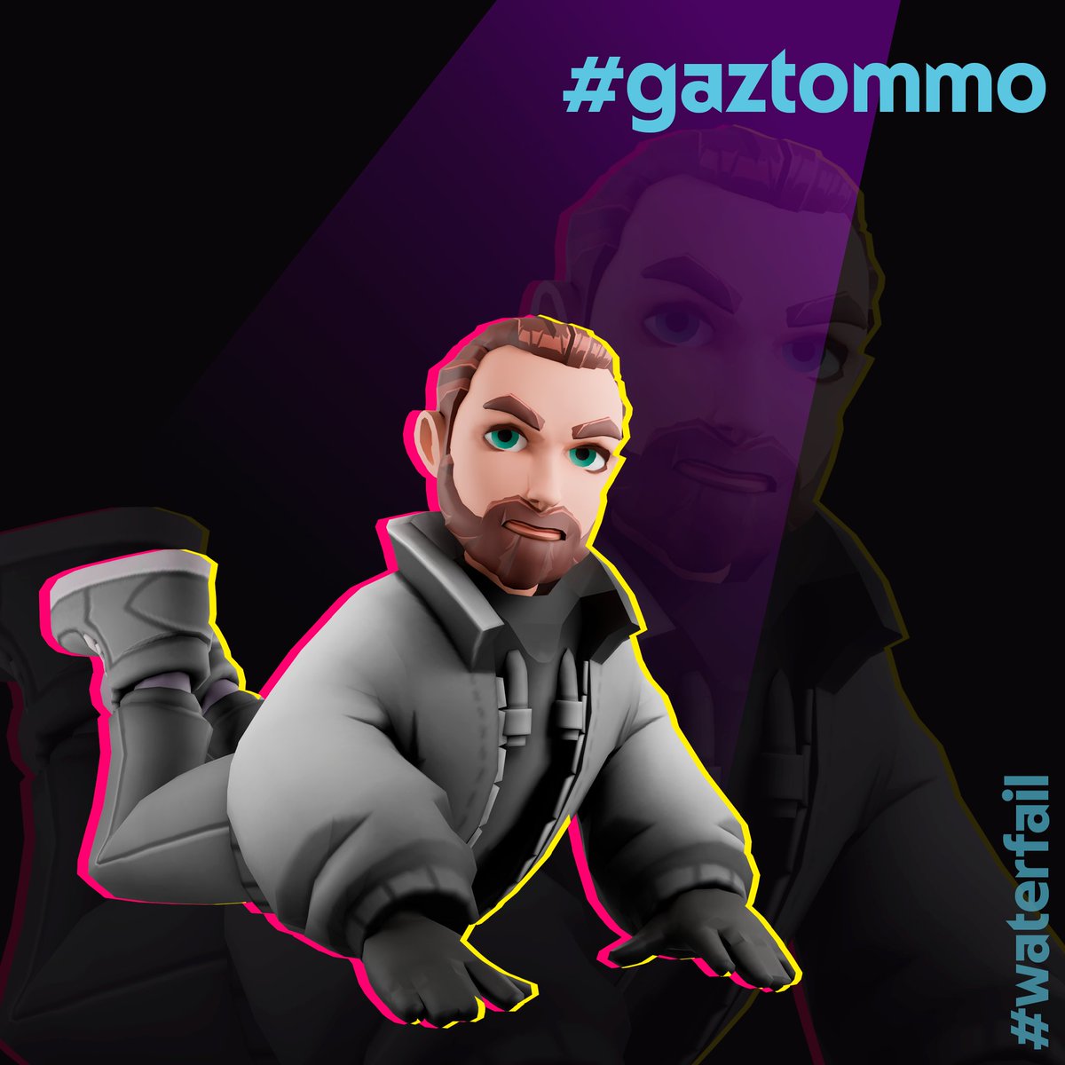 Time to add GazTommo to <a href="/joinmoco/">mo.co</a> !!
I made this face (outfit by moco team) for Gaz as a surprise :3
Let's show this to everyone! 
#moco #mocofanart #supercell