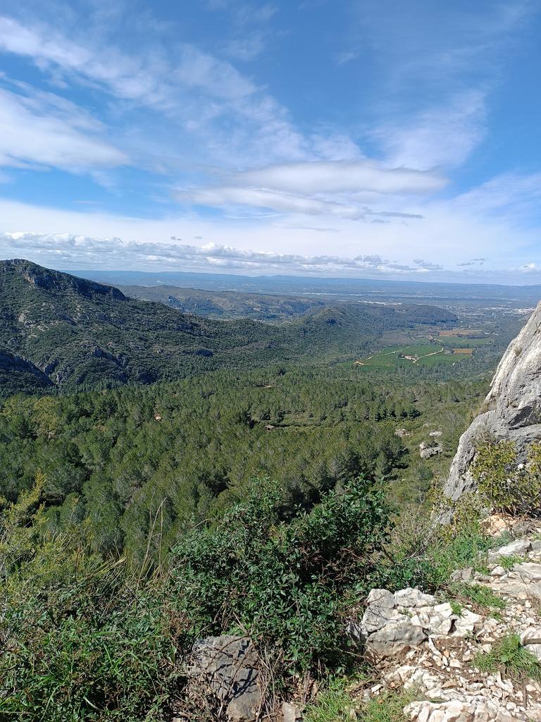 Les vistes de la Casella sempre són precioses, i hui encara més.