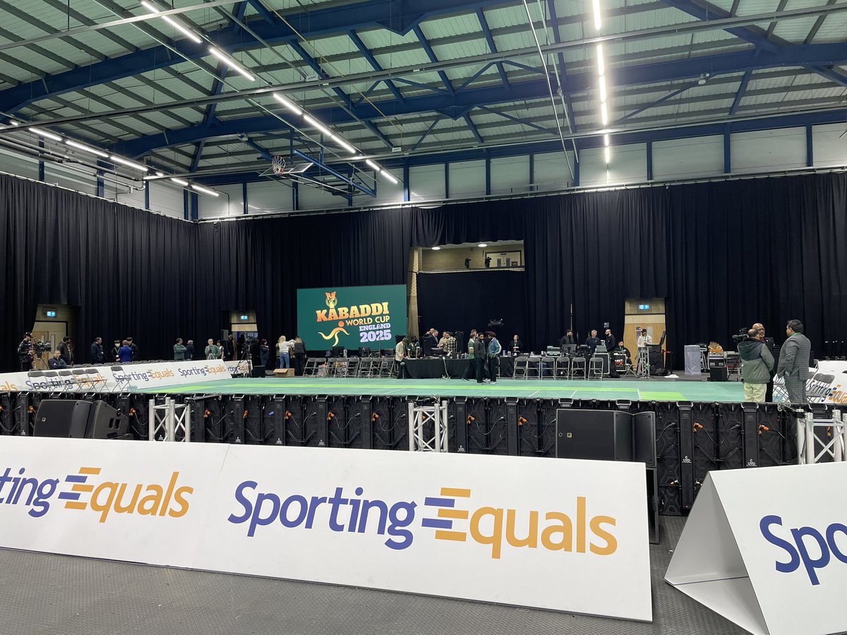 Seat taken for a good day coming up of #Kabaddi