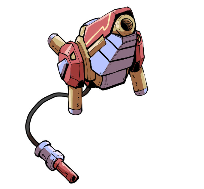 ミルガーくんだよ、アイコンの子について回る野生のドローン
資料ないと描くの死ぬほど大変だからあんま描かん 