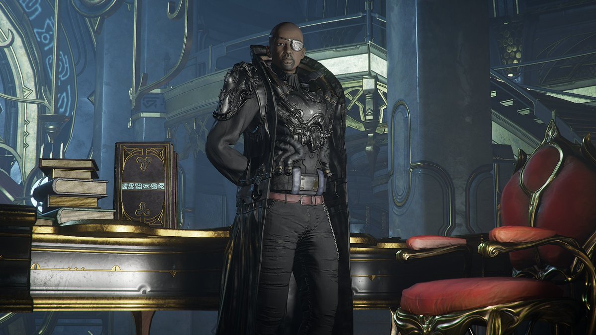 Drifter Cosplay : Nick Fury #TennoCreate #Warframe @PlayWarframe  @DigitalExtremes, image size:1200x675