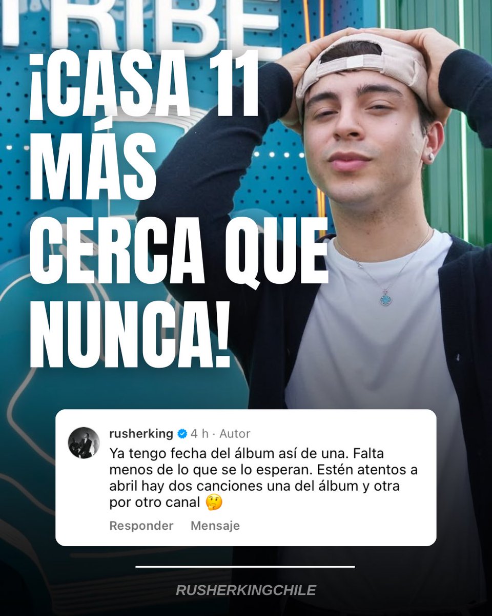 teamrusherking's tweet photo. ¡Se acerca el primer álbum de Rusherking! ✨Casa 11✨ https://t.co/gkGMoC2KR4