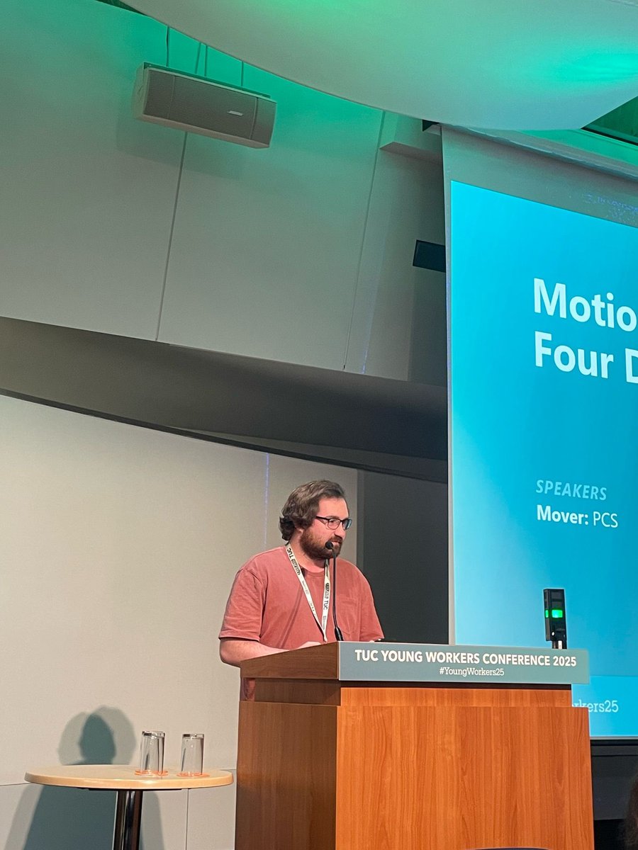 “Bore Da Conference” Jack Tucker speaking at TUC Young Workers