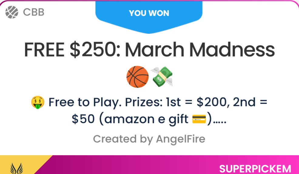 Kip C (@bomishawg) on Twitter photo <a href="/RosterWatch/">RosterWatch</a> Your boy took down the big one 👀 We ball again today, come take more stabs at the prize! Still some good prizes over at <a href="/AngelFire_Games/">AngelFireGaming</a> <a href="/RosterWatch/">RosterWatch</a> Your boy took down the big one 👀 We ball again today, come take more stabs at the prize! Still some good prizes over at <a href="/AngelFire_Games/">AngelFireGaming</a>