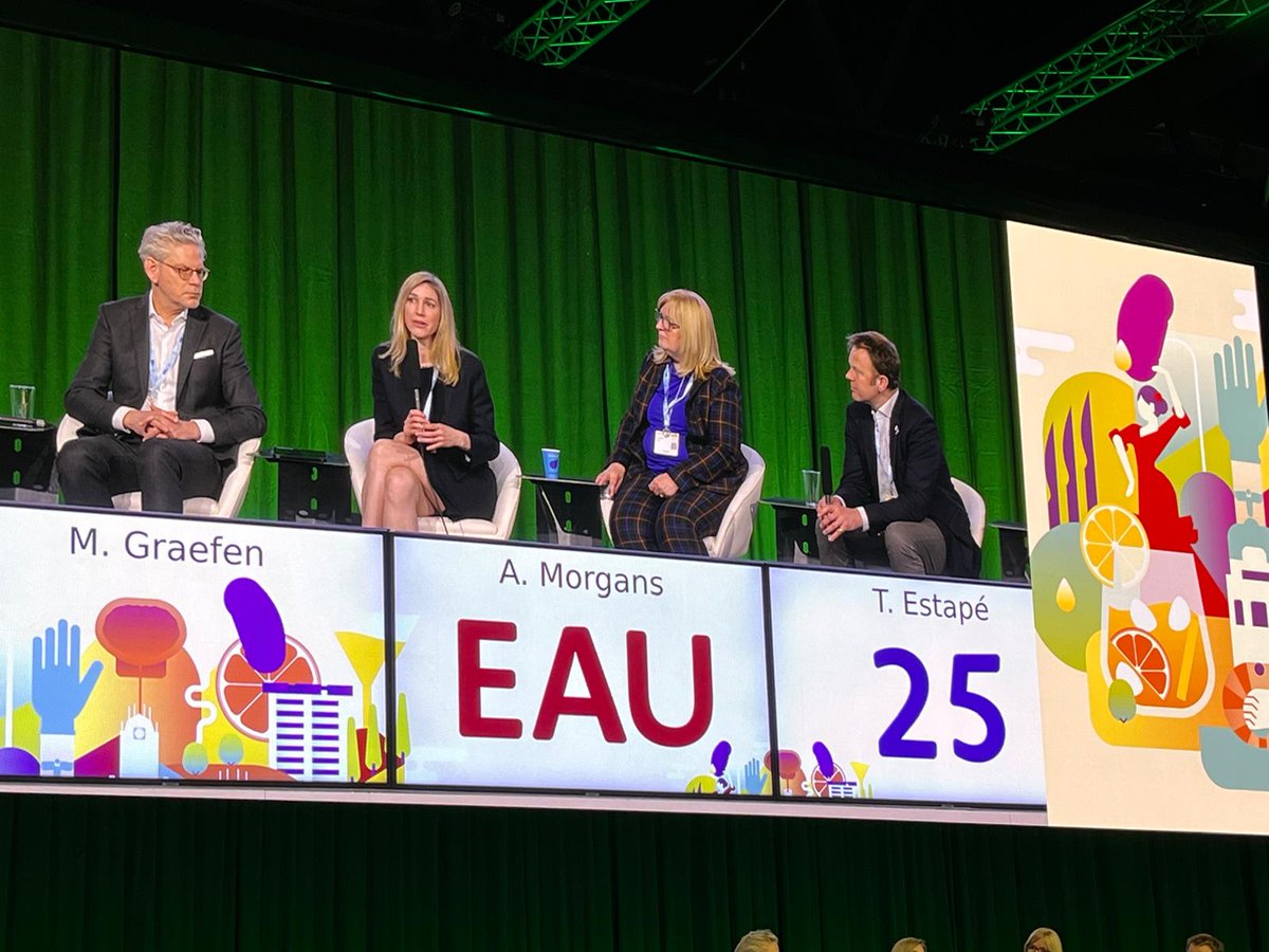 TaniaEstape's tweet photo. Brief but so productive days at @Uroweb Congress #Madrid25 attending the board meeting of @europa_uomo and giving a talk on prostate cancer perceptions and expectations @FEFOC_org Wonderful time! https://t.co/t0Pnxdvdcg