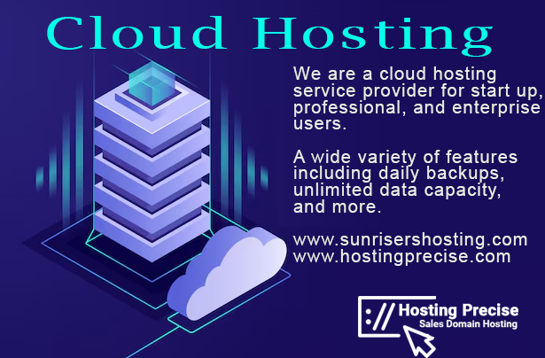 HostingPrecise's tweet photo. Cloud Hosting providers 

We are a cloud hosting service provider for start up, professional, and enterprise users. 
A wide variety of features including daily backups, unlimited data capacity, and more.

https://t.co/rmFNHFroka
https://t.co/SJsqgjF3Qm https://t.co/VRChlVcotx
