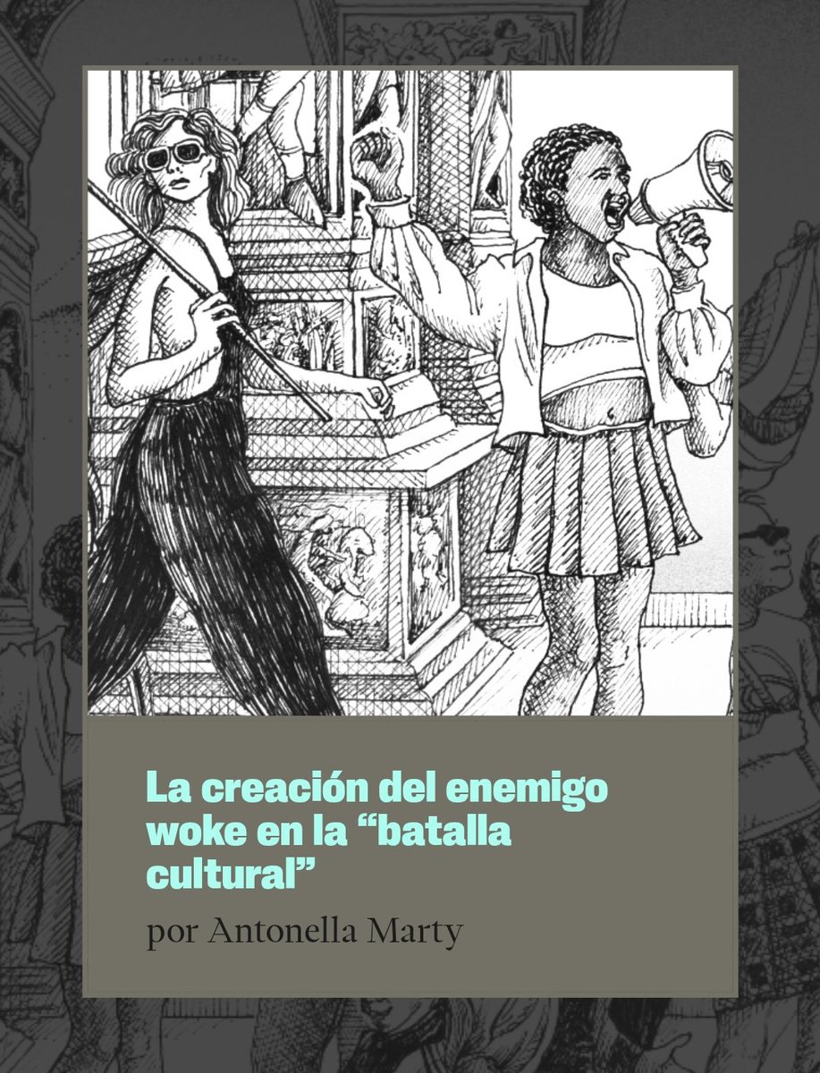 La creación del enemigo woke en la “batalla cultural”
por Antonella Marty

✍️ <a href="/AntonellaMarty/">Antonella Marty</a>

🔗
revistasupernova.com/nota/la-creaci…