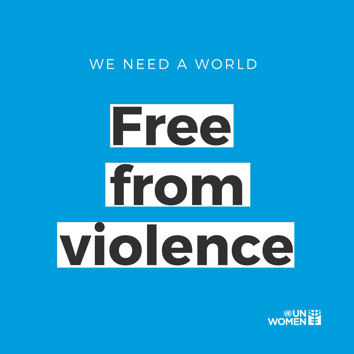 Everyone deserves a world free from violence.

⚠️Catcalling her is violence.
⚠️Stalking her is violence.
⚠️Forbidding her from going to work is violence.

Violence against women comes in many forms.

Learn more: unwo.men/iN5t50T9UPy

#NoExcuse