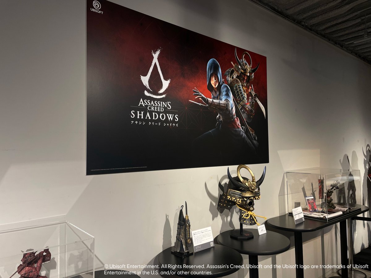 UBISOFT_JAPAN's tweet photo. 🦅「アサシン クリード」コラボカフェLEGACY🦅
2日間の開催で多くのお客様にご来場いただきました、ありがとうございます!
シリーズのあゆみを振り返る展示、そして特別なメニューはお楽しみいただけましたか?
#ACLEGACY