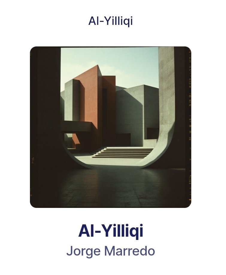📢 Al-Yilliqi is out now!

A new EP of sonic exploration—electronic textures, subliminal synthesis &amp; field recordings. More than music: a space to inhabit, a journey without maps.

🎧 Now on all platforms.

#AlYilliqi #NewEP #AmbientMusic #Soundscapes #ExperimentalElectronic