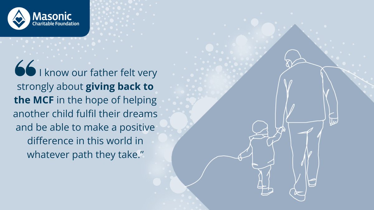 We are honoured to be chosen by legacy donors like Dr. John M. Cox, who left us a gift in his Will to help us continue our charitable work for the Freemasonry community.
⬇️ Download our Making a Will guide: ow.ly/BKaZ50Vlk7V