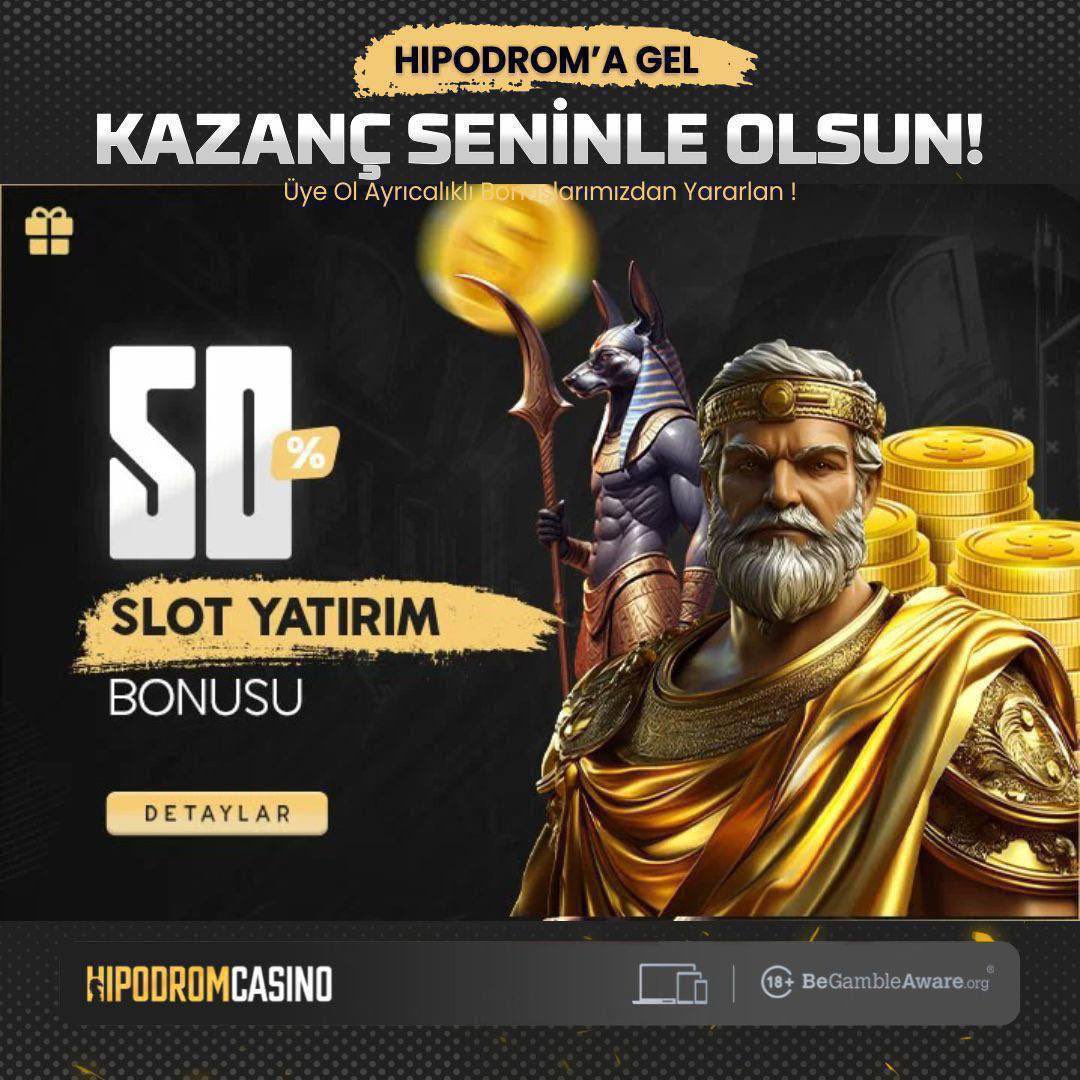 🎰 #Hipodromcasino'dan Slot 
Severlere Özel Bonus..!

⭐️ Haftanın HER GÜNÜ Geçerli %50 Slot Yatırım Bonusu İle Kazanç Seninle Olsun!

🔽 Min 100₺ - 🔝 Max 2000₺
✅Yatırımlarda Geçerlidir!

🪙 Slot oyunlarında kazanmanın yeni formülü!

⭐️ Hemen Dene 👉 t2m.io/Hipodromgiris
