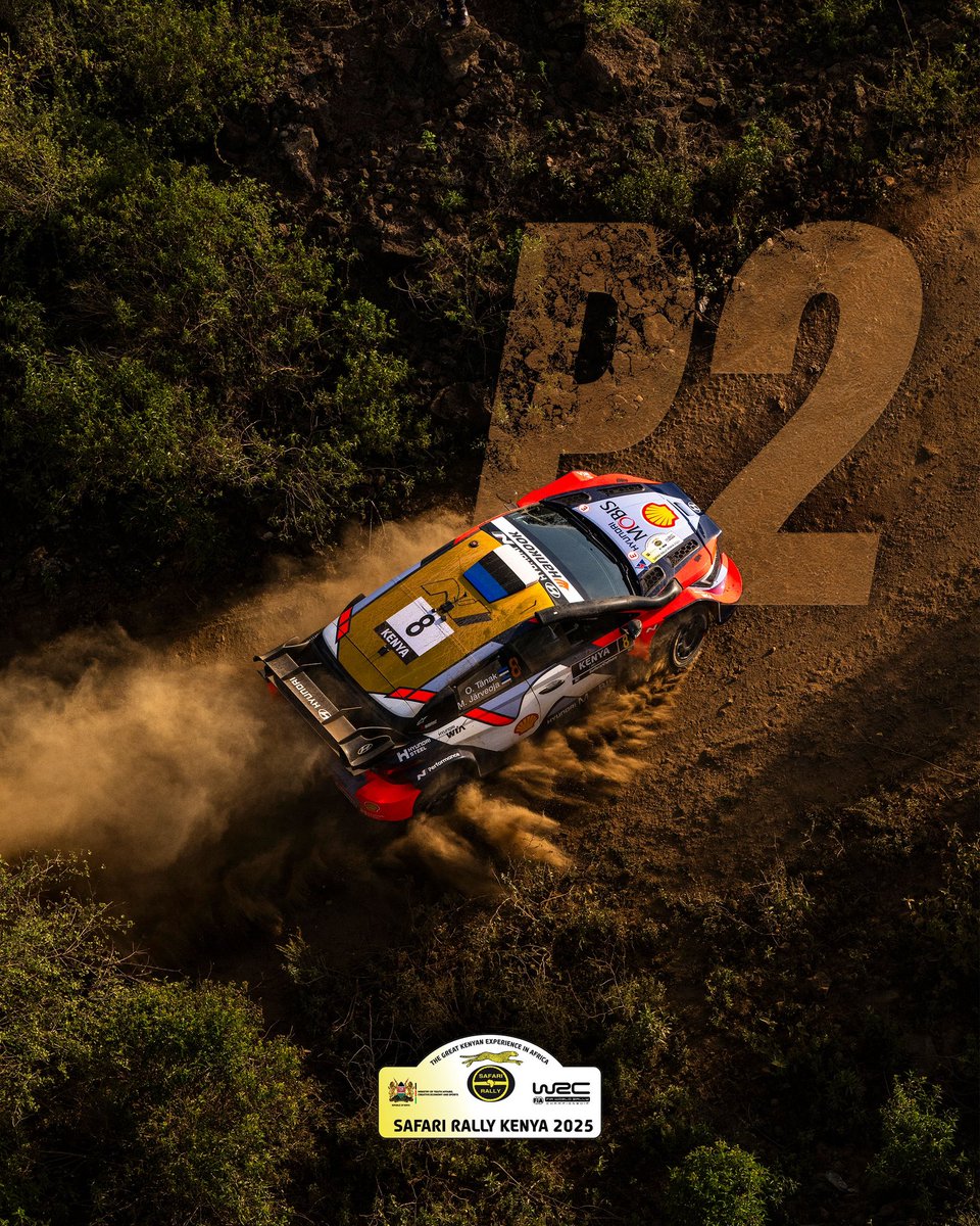It’s a P2 from Safari Rally Kenya!!! 🥈😎
