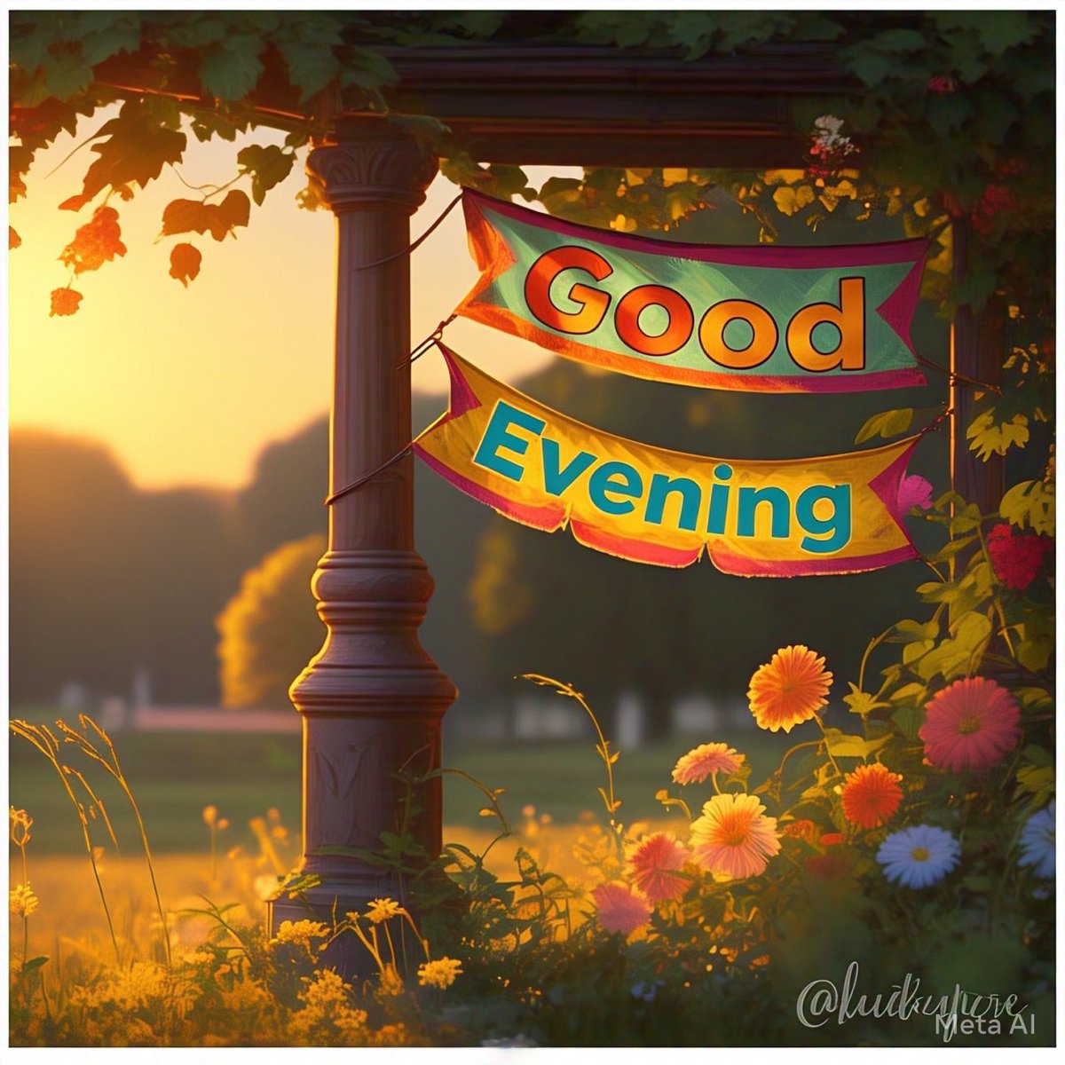 شام بخیر! تمہاری یادوں کے ساتھ یہ شام اور بھی حسین ہو جاتی ہے۔"

Good evening guy's