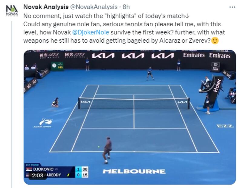 Attention all Nolefam!
Her main account called “milos64692648” and this sub-account “Novak Analysis”. Most of her comments are very negative. And pretend to be a member of Djokovic team to deceive other Nole fans. And she was already banned on community of chinese nolefam！