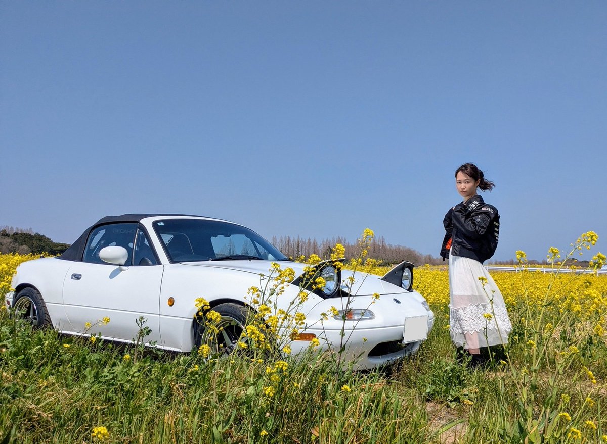 春風に吹かれてきました🟡
 #NAロードスター 
 #オーナーと車