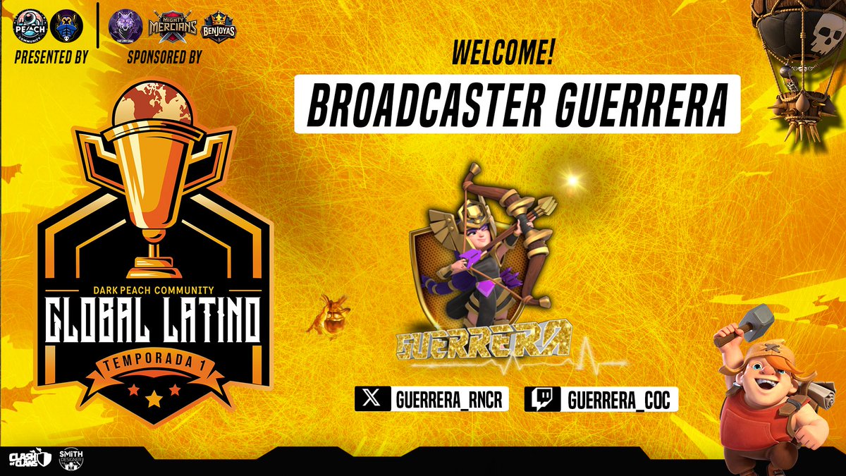 Dark Soldiers Community (@dark_soldiersc) on Twitter photo Damos la bienvenida a nuestro Broadcaster ‼️
<a href="/Guerrera_RnCR/">Guerrera 🔥⚔️ReNCoR-family ⭐️</a> | 🇪🇸
✅Plataforma | twitch.tv/guerrera_c0c Damos la bienvenida a nuestro Broadcaster ‼️
<a href="/Guerrera_RnCR/">Guerrera 🔥⚔️ReNCoR-family ⭐️</a> | 🇪🇸
✅Plataforma | twitch.tv/guerrera_c0c